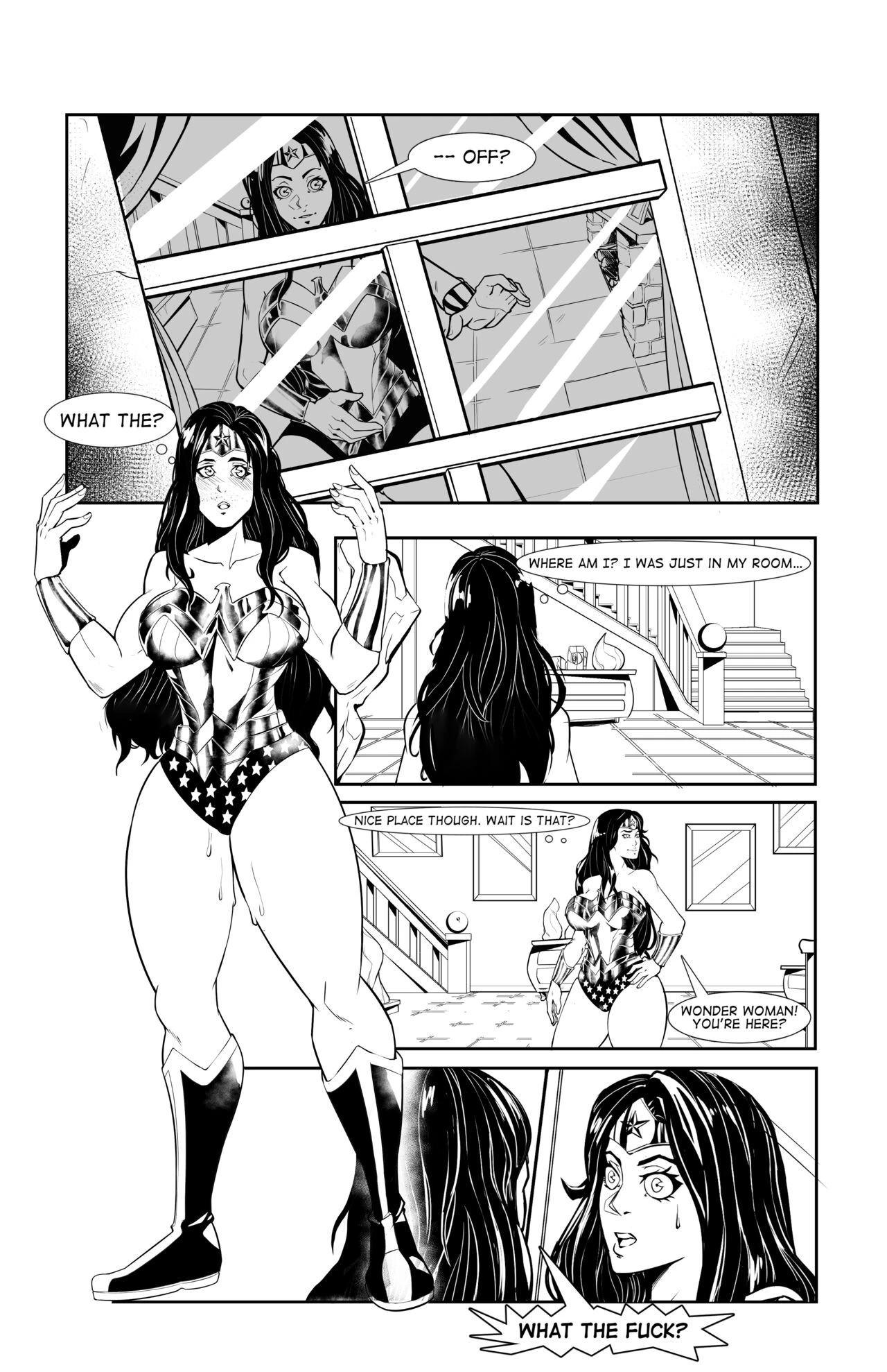 Wonder Woman FOSE porn comic picture 4