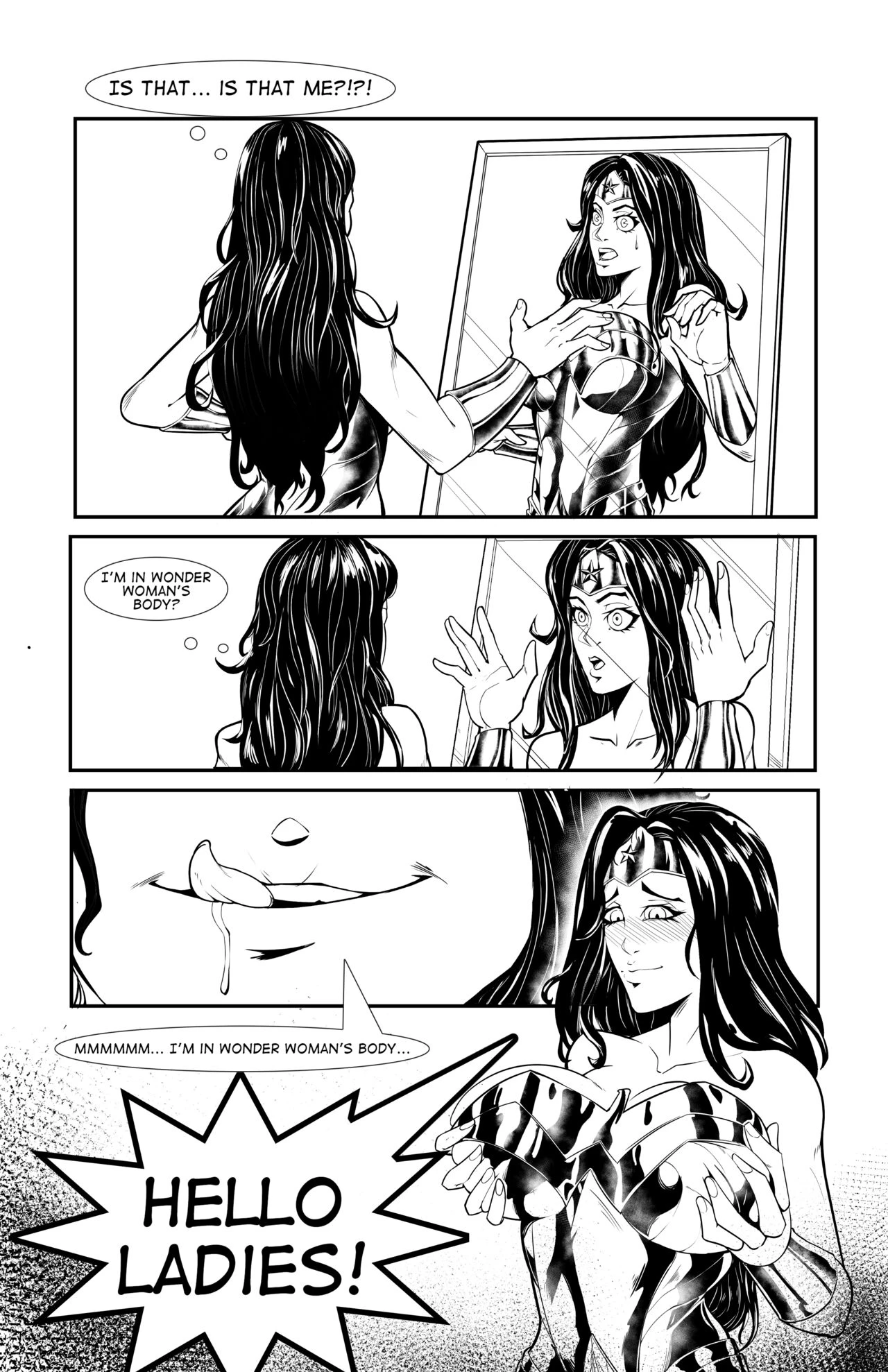 Wonder Woman FOSE porn comic picture 5