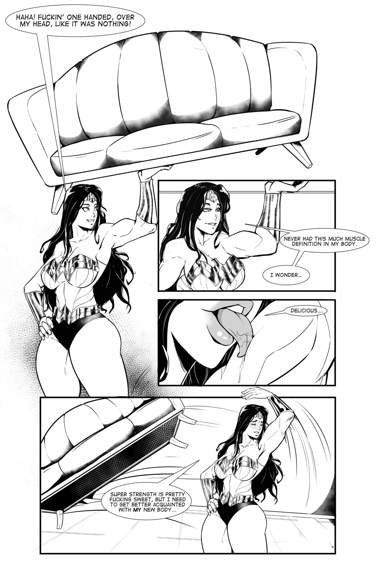 Wonder Woman FOSE porn comic picture 7