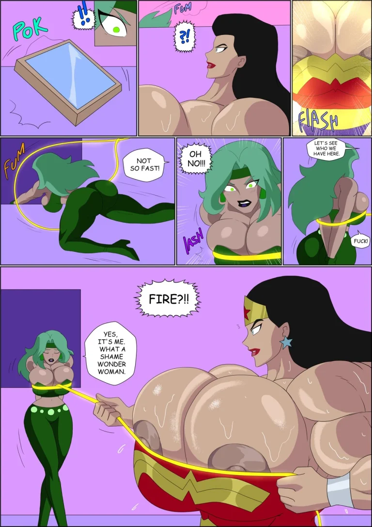Wonder Woman Super Muscle porn comic picture 8