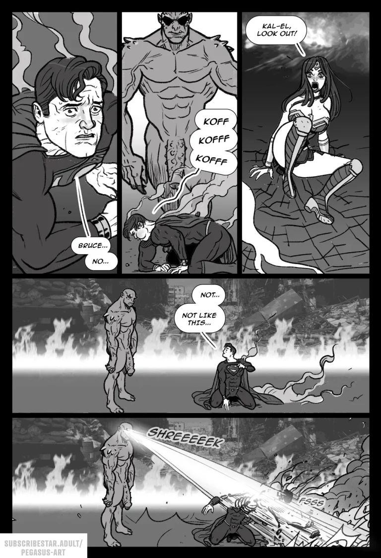 Wonder Woman vs Doomsday porn comic picture 9