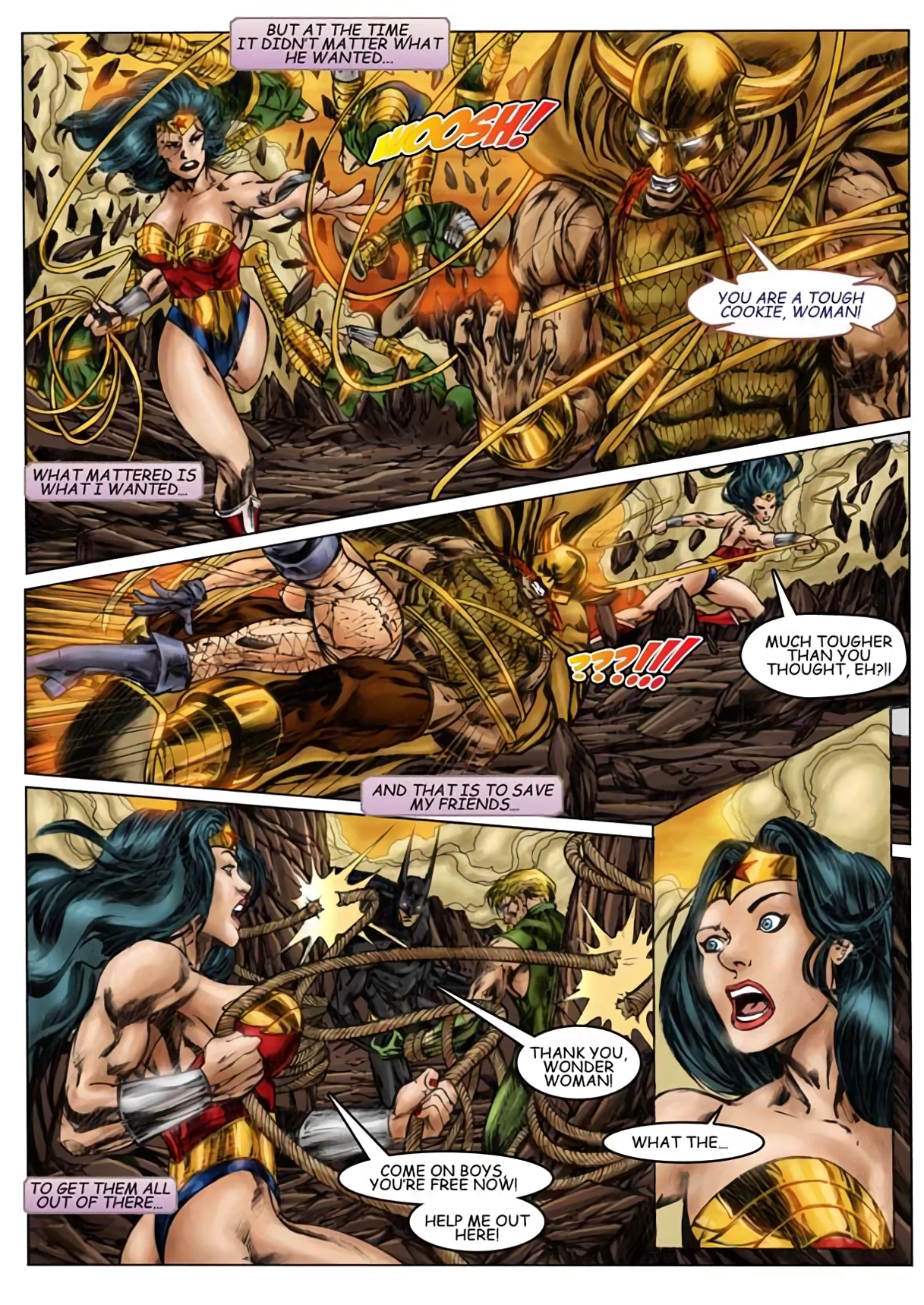 Wonder Woman vs Warlord porn comic picture 11
