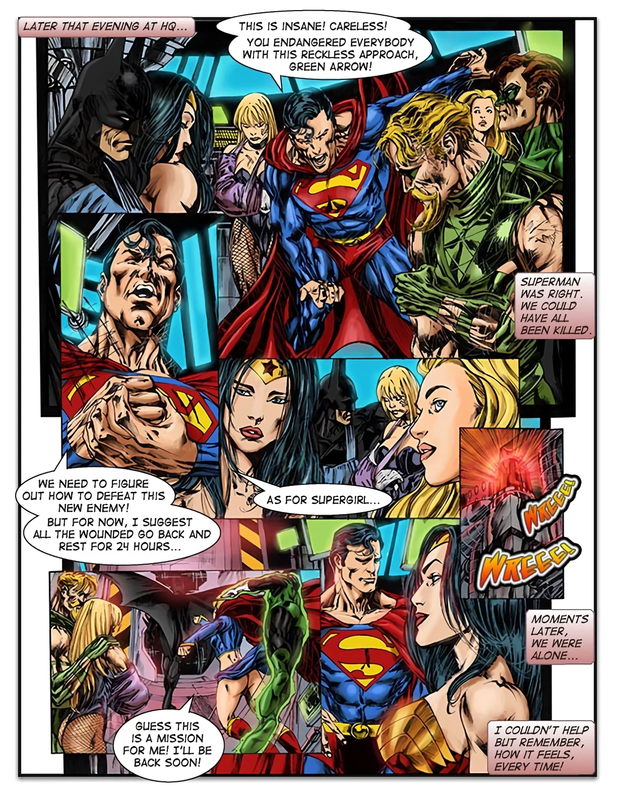 Wonder Woman vs Warlord porn comic picture 14