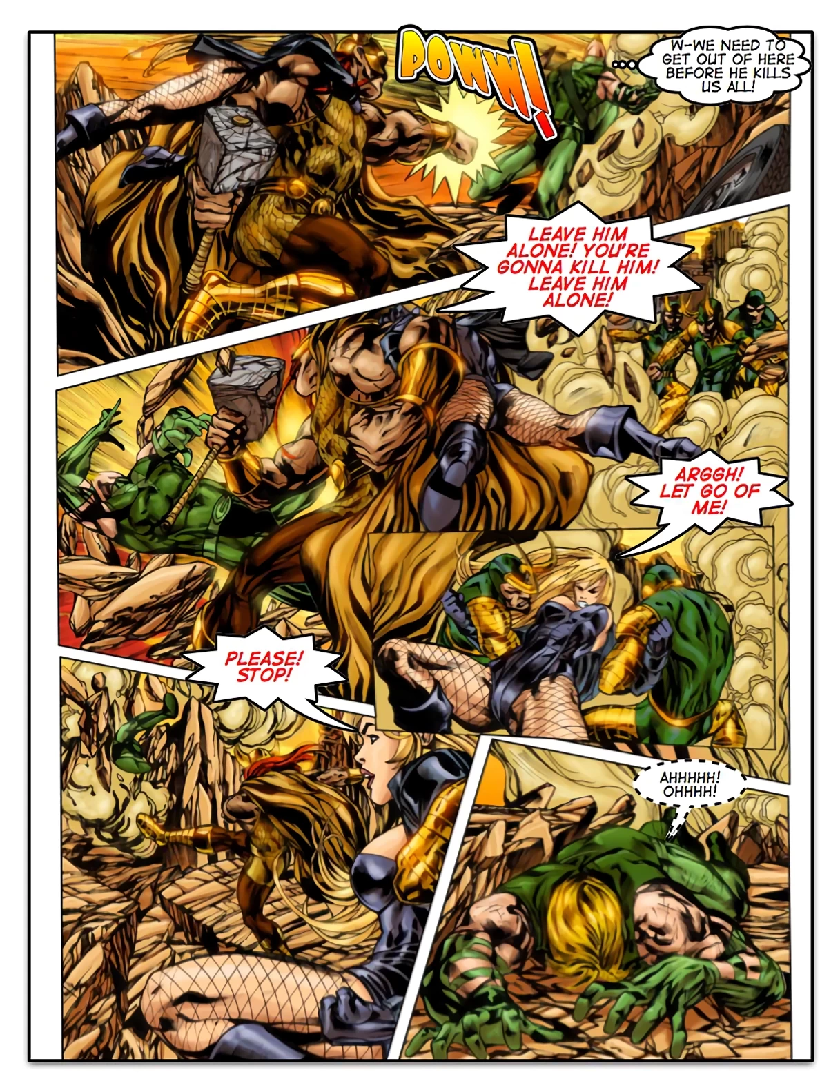 Wonder Woman vs Warlord porn comic picture 6