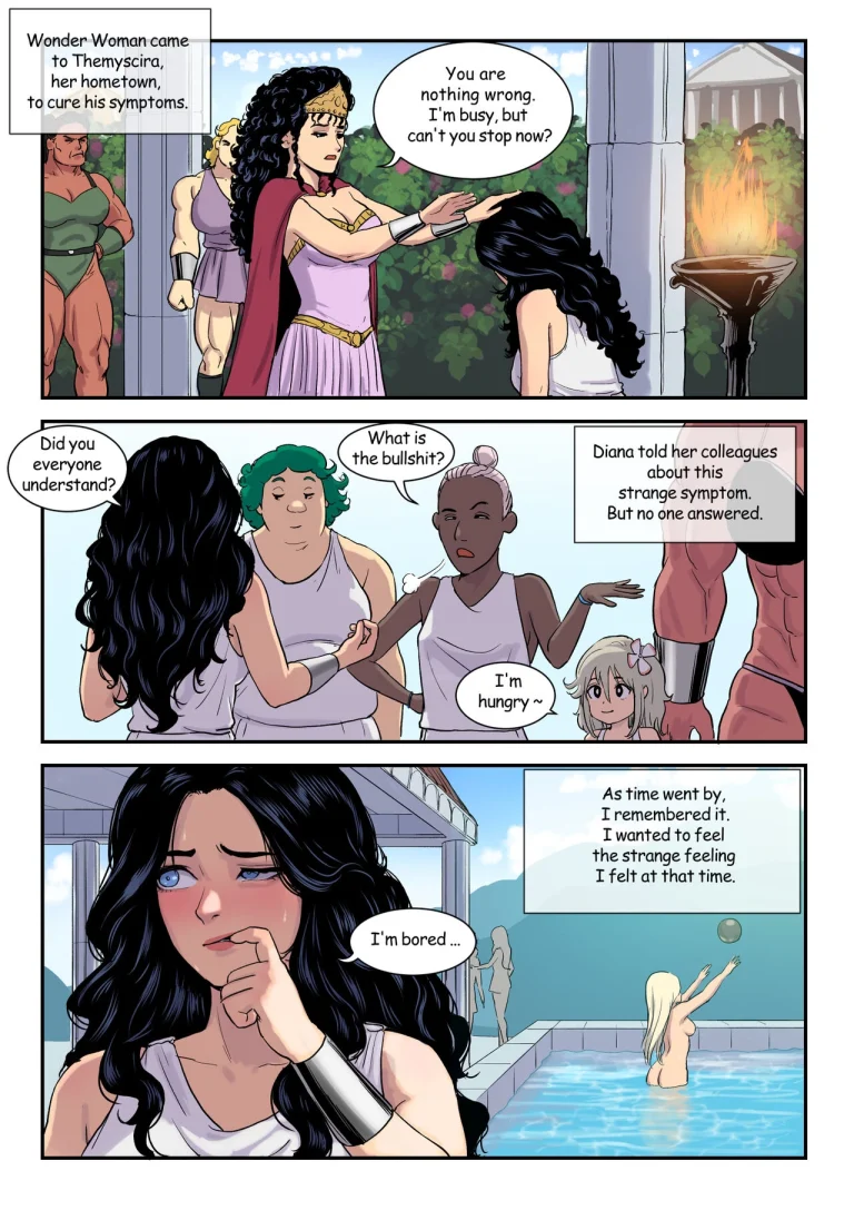Wonder Woman's strange felt porn comic picture 13