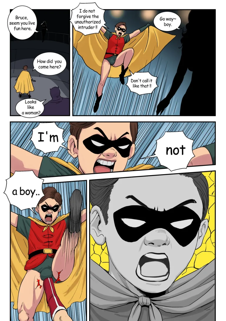 Wonder Woman's strange felt porn comic picture 15
