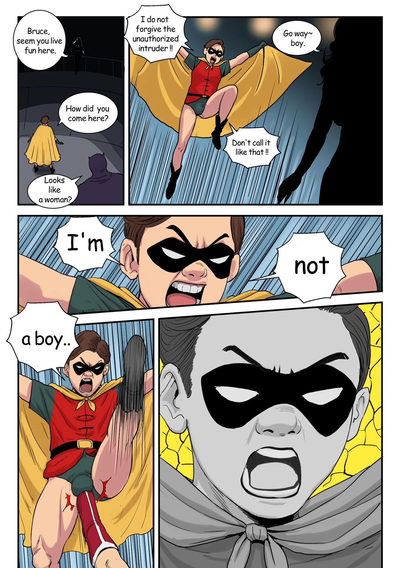 Wonder Woman's strange felt porn comic picture 15