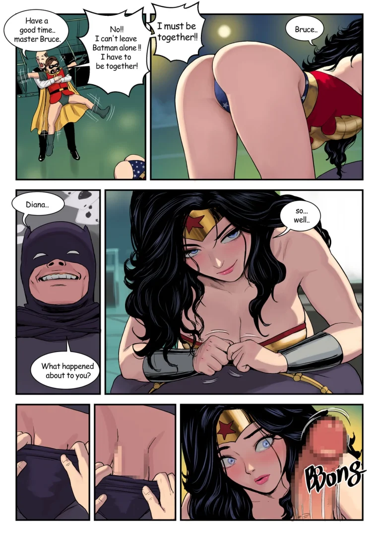 Wonder Woman's strange felt porn comic picture 19