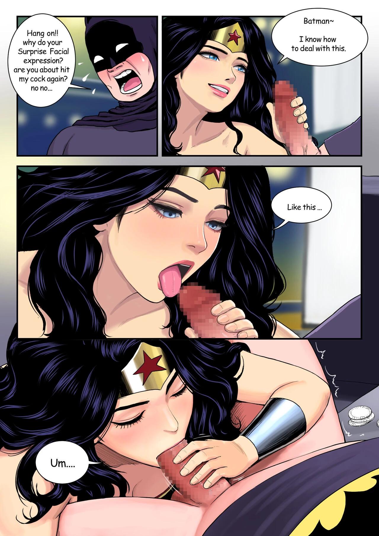 Wonder Woman's strange felt porn comic picture 20