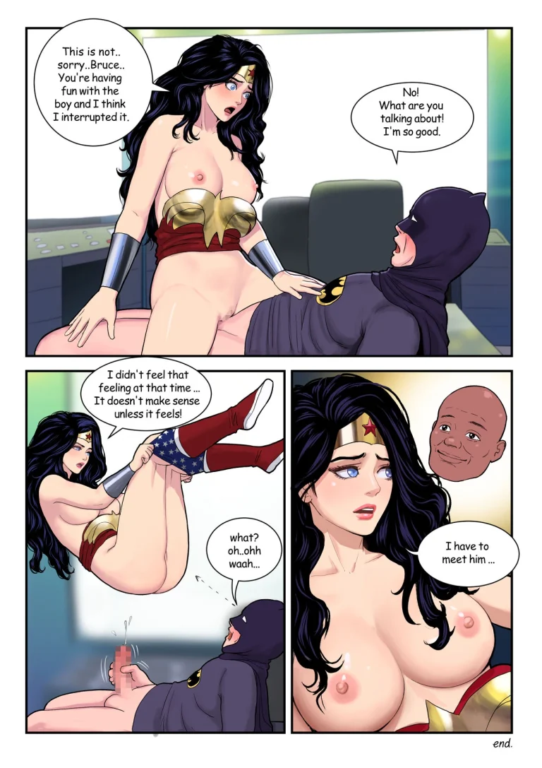 Wonder Woman's strange felt porn comic picture 24