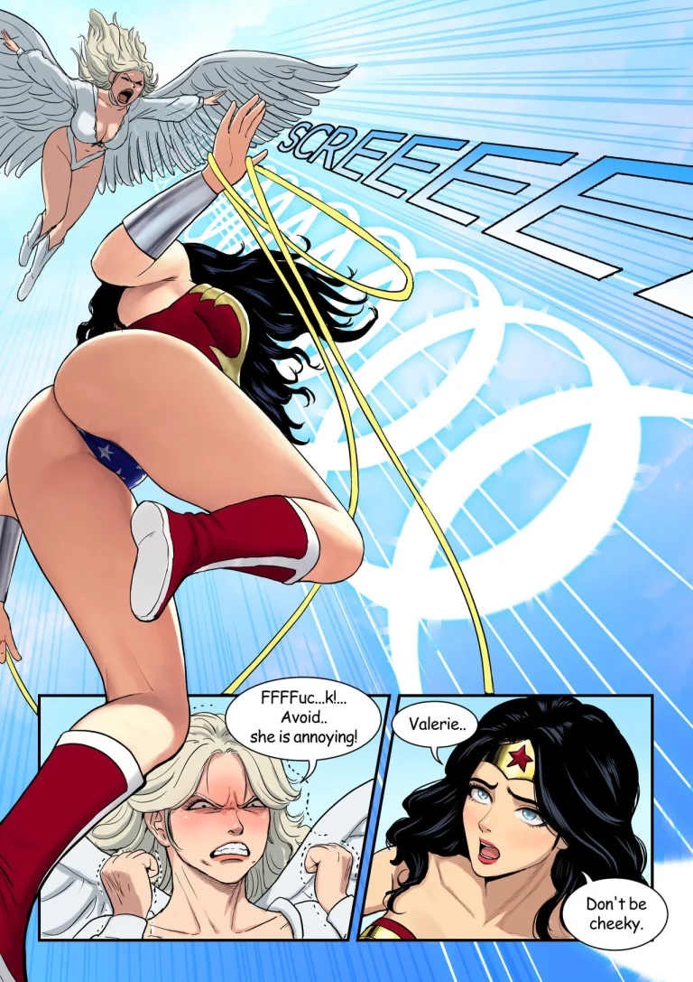Wonder Woman's strange felt porn comic picture 3
