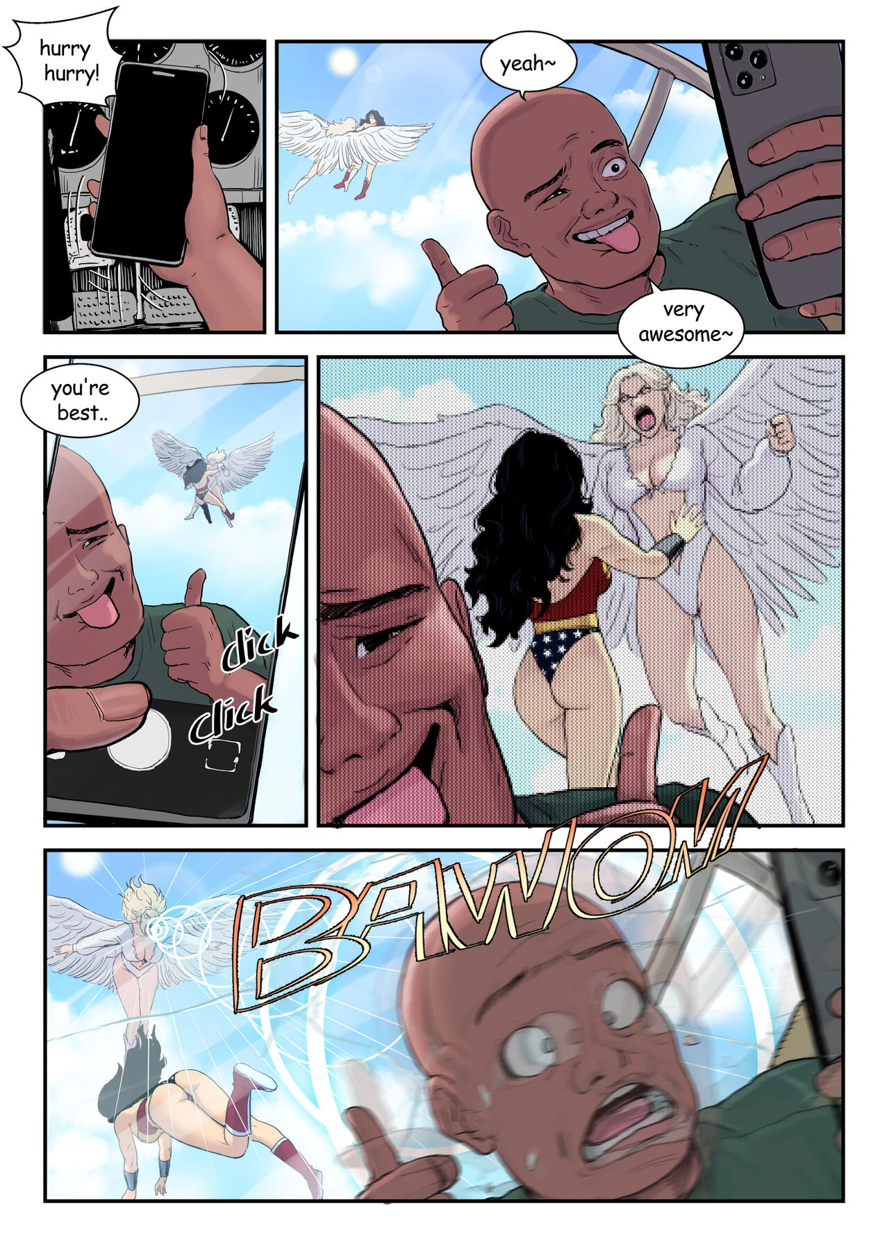 Wonder Woman's strange felt porn comic picture 5