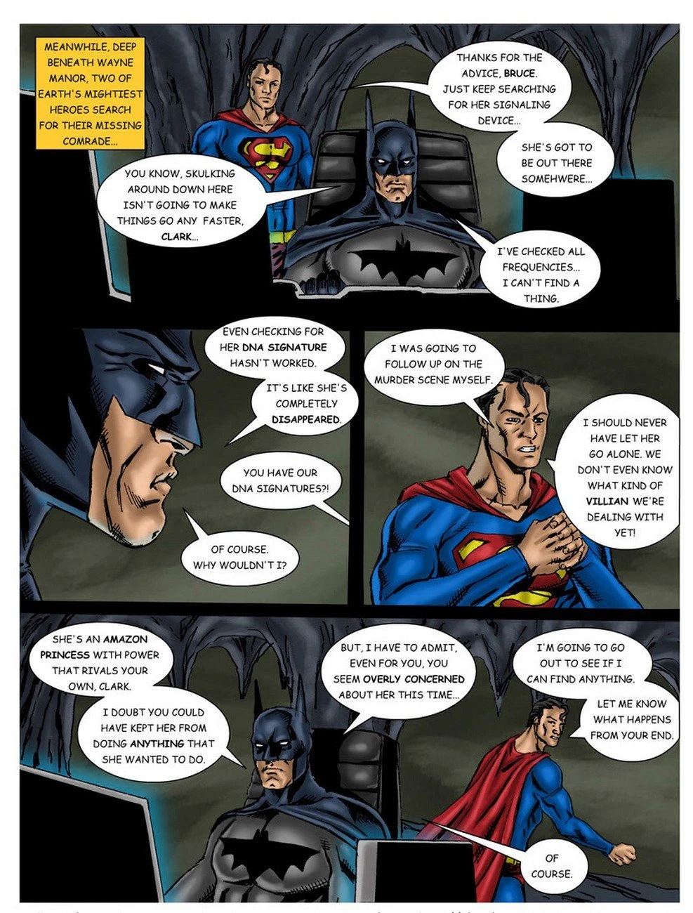 WonderWoman - In The Clutches Of The Predator Part 1 porn comic picture 18