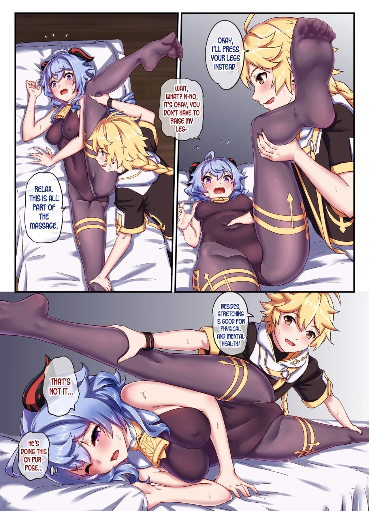 Working Overtime With Ganyu porn comic picture 11