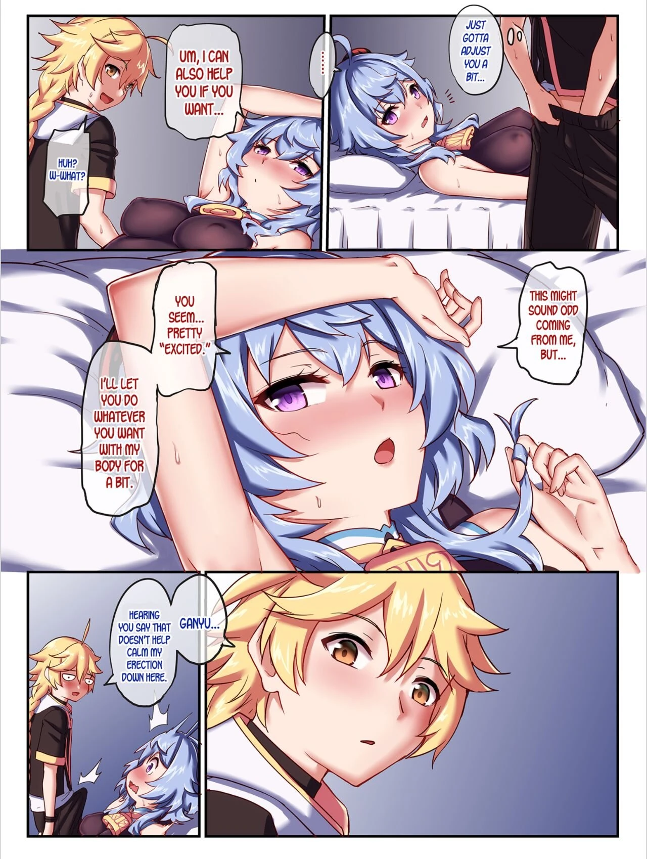 Working Overtime With Ganyu porn comic picture 13