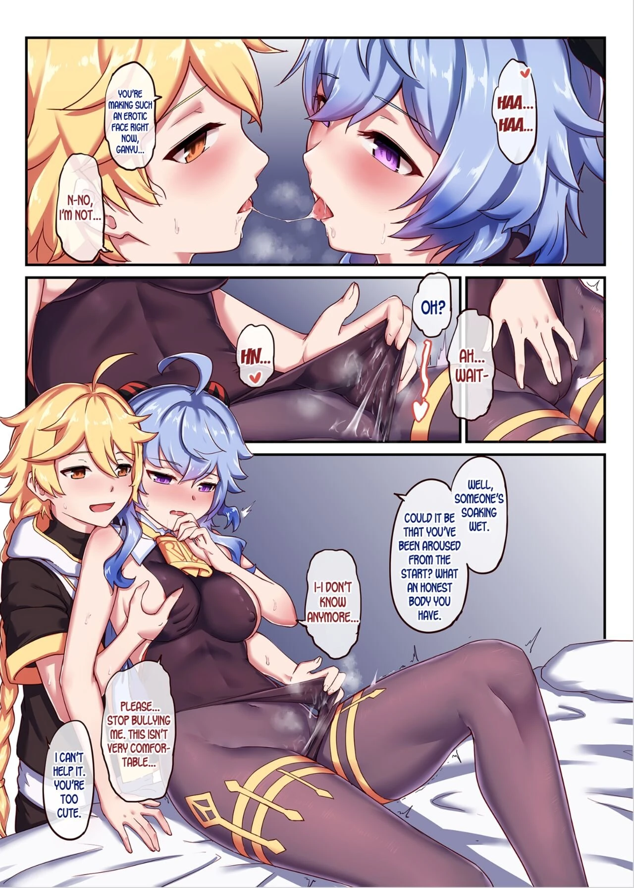 Working Overtime With Ganyu porn comic picture 16