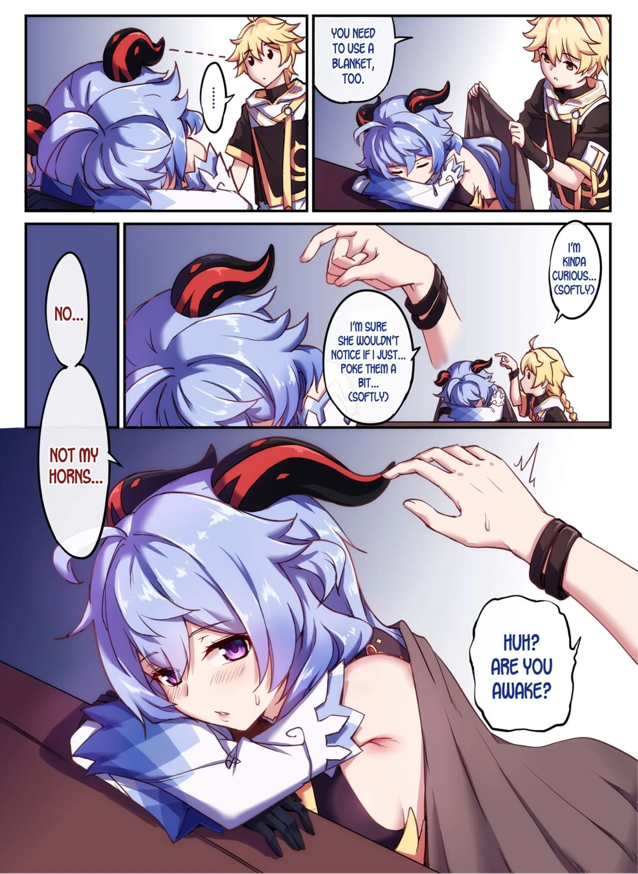 Working Overtime With Ganyu porn comic picture 2