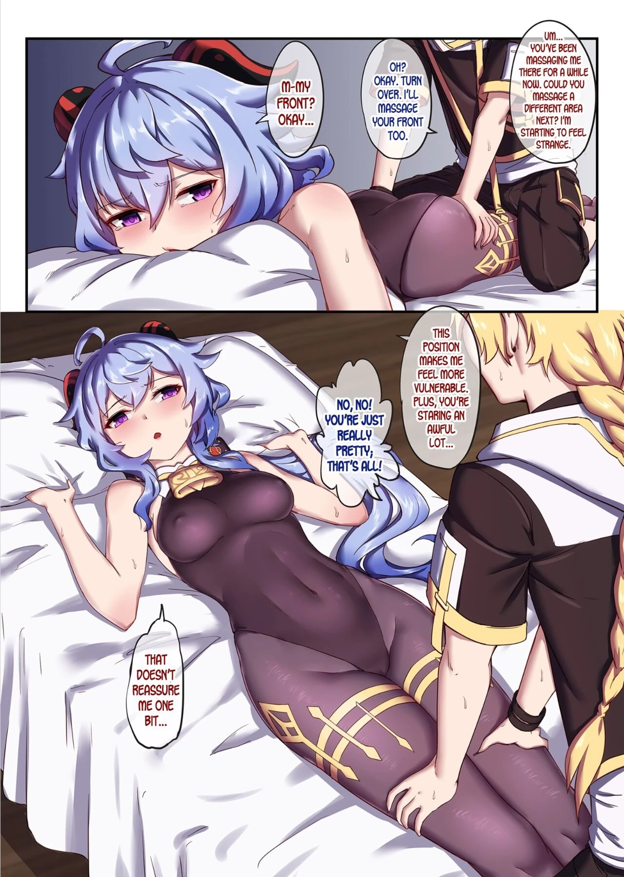 Working Overtime With Ganyu porn comic picture 9