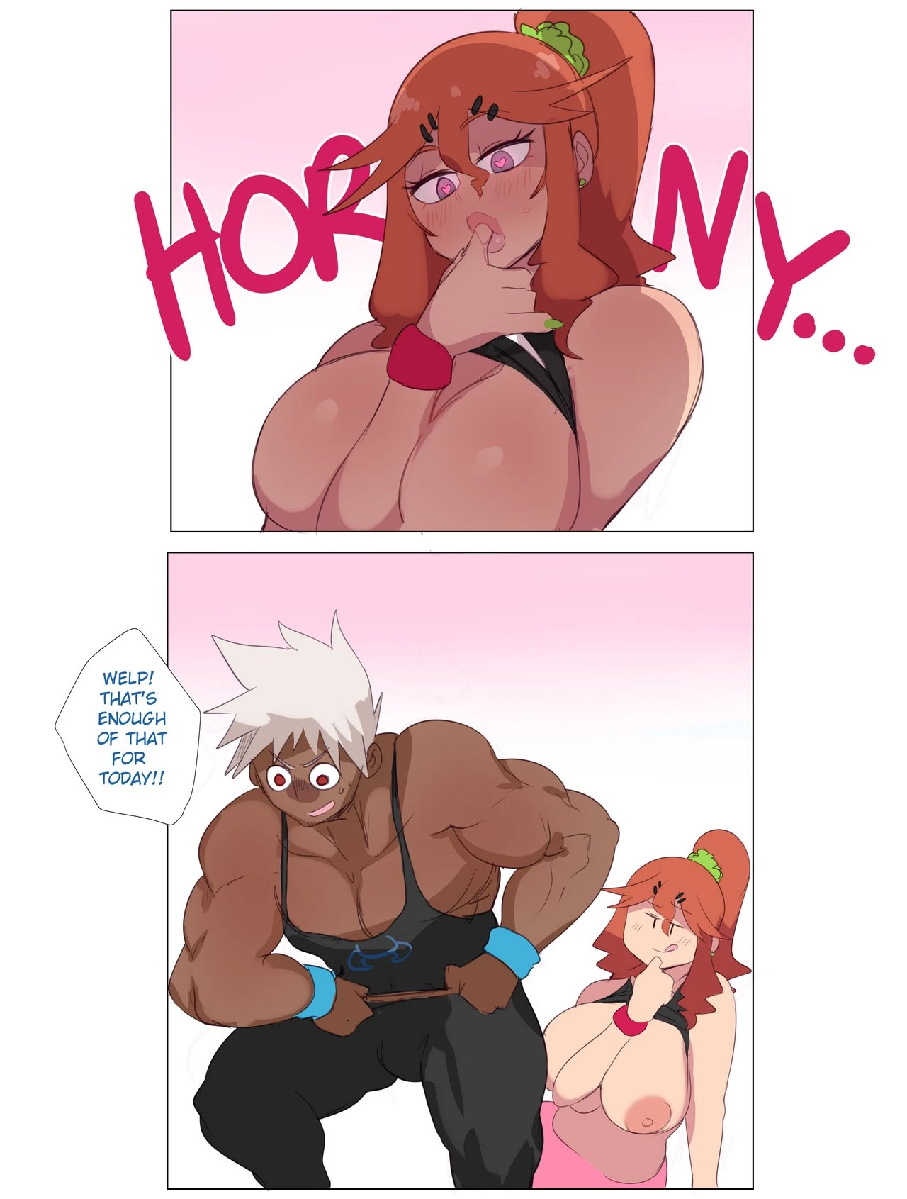 Workout Buddies 2 porn comic picture 14