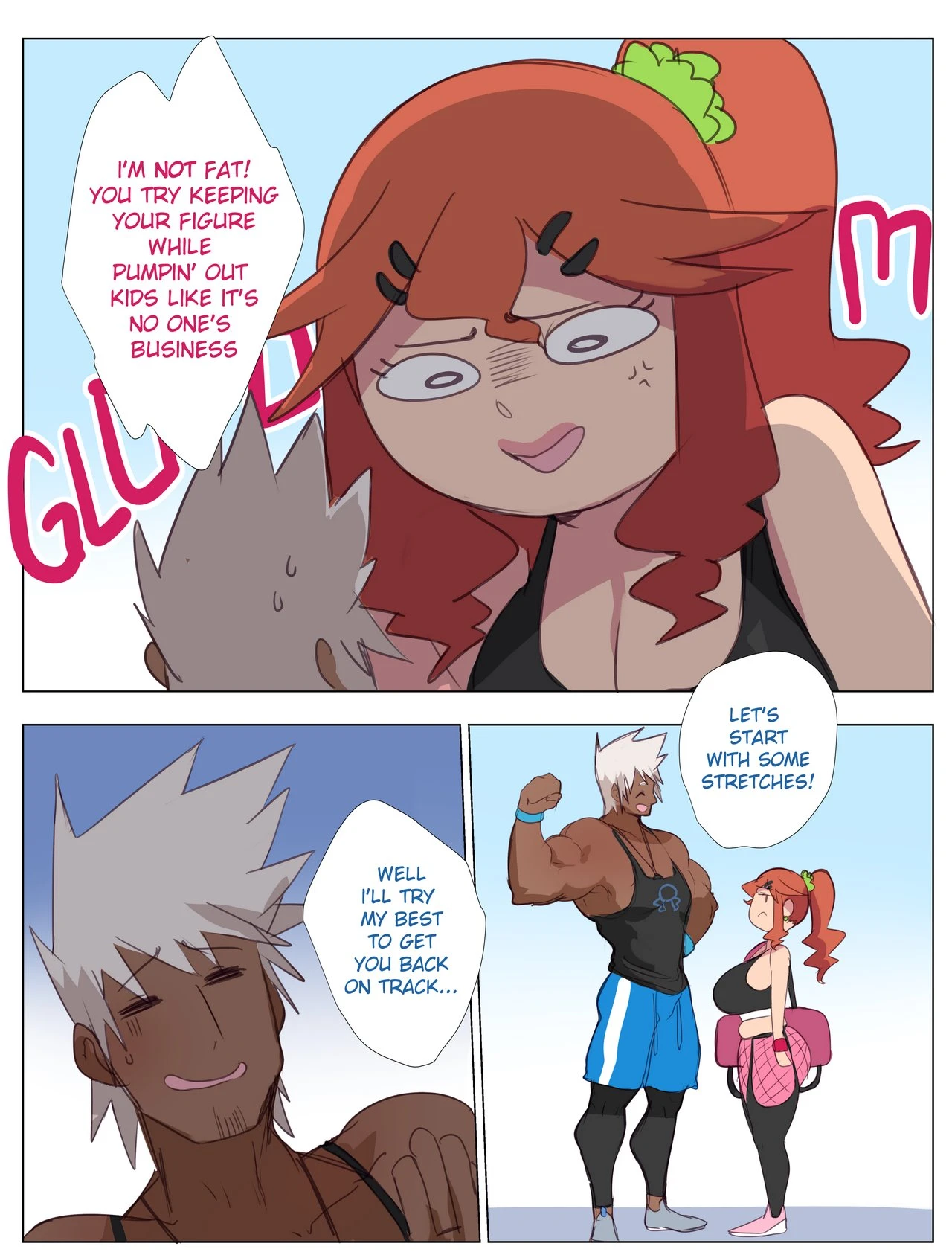 Workout Buddies 2 porn comic picture 4