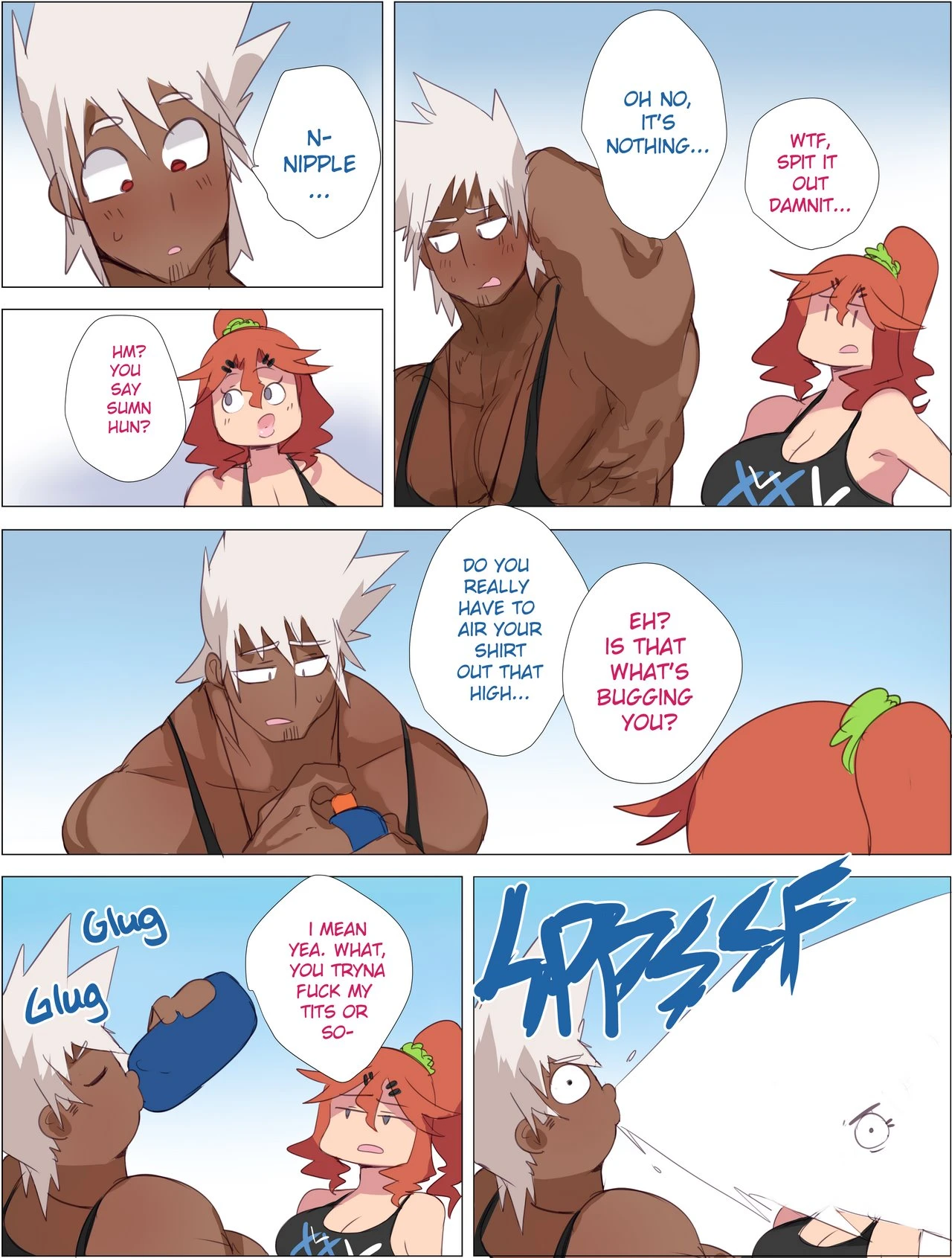 Workout Buddies 2 porn comic picture 6