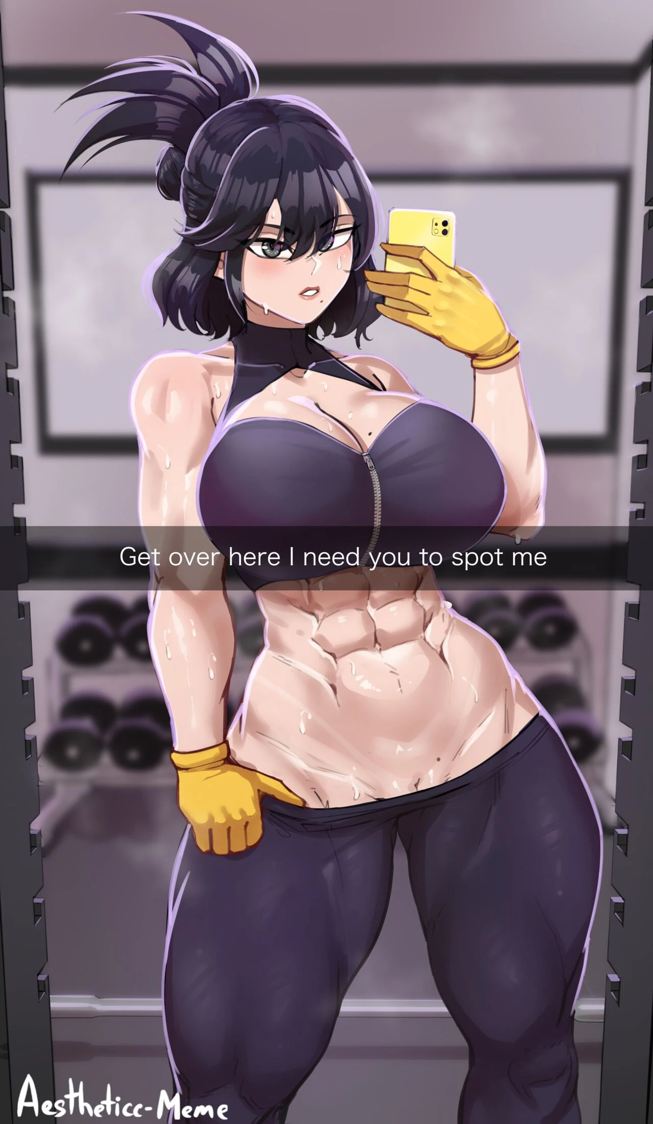 Workout Nana porn comic picture 2
