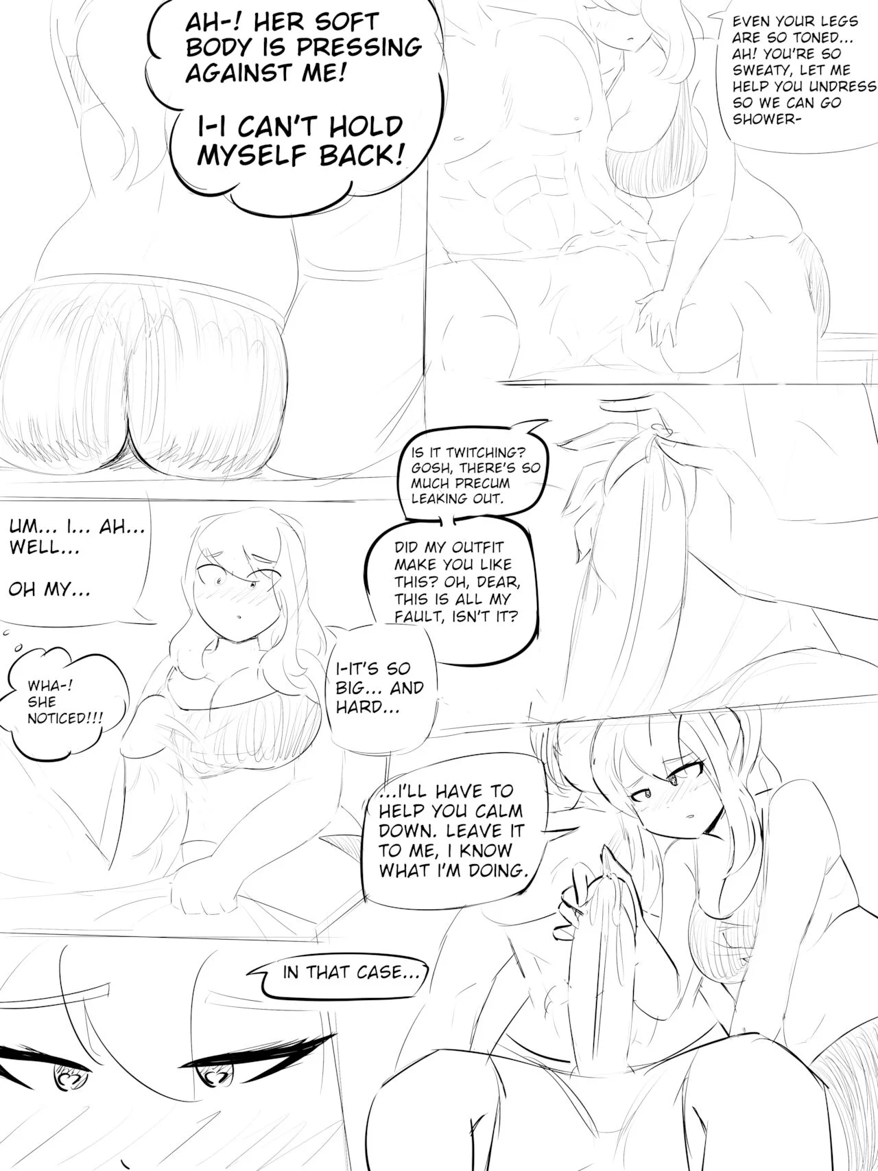 Workout With Miss Caretaker porn comic picture 5