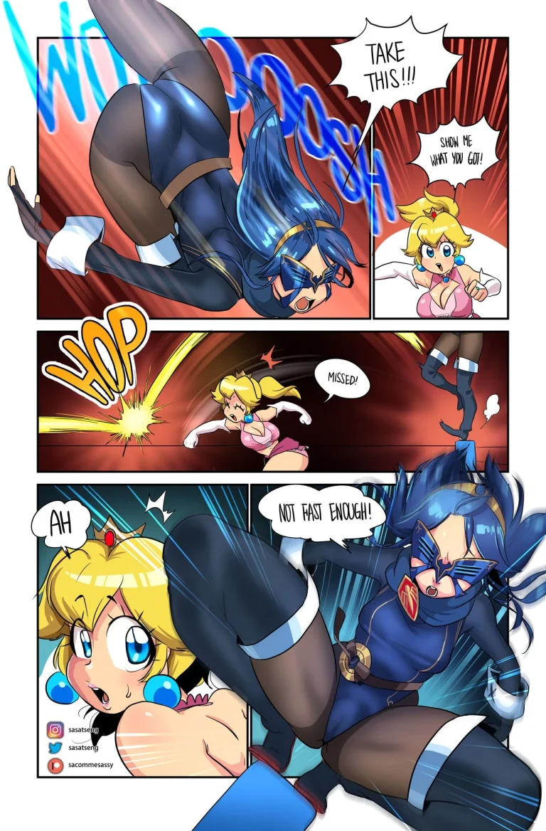 Wrestling Princess porn comic picture 12