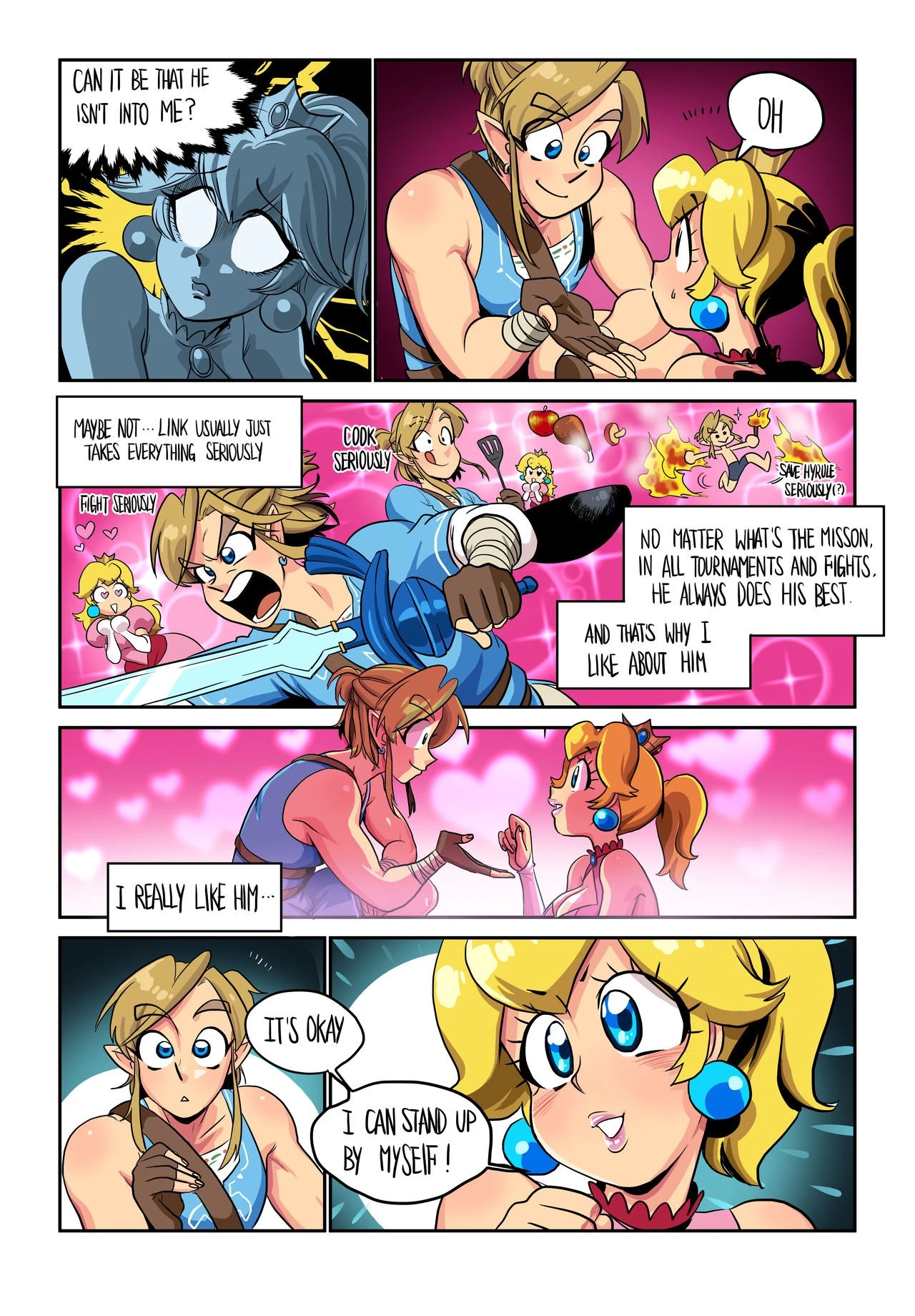 Wrestling Princess porn comic picture 6