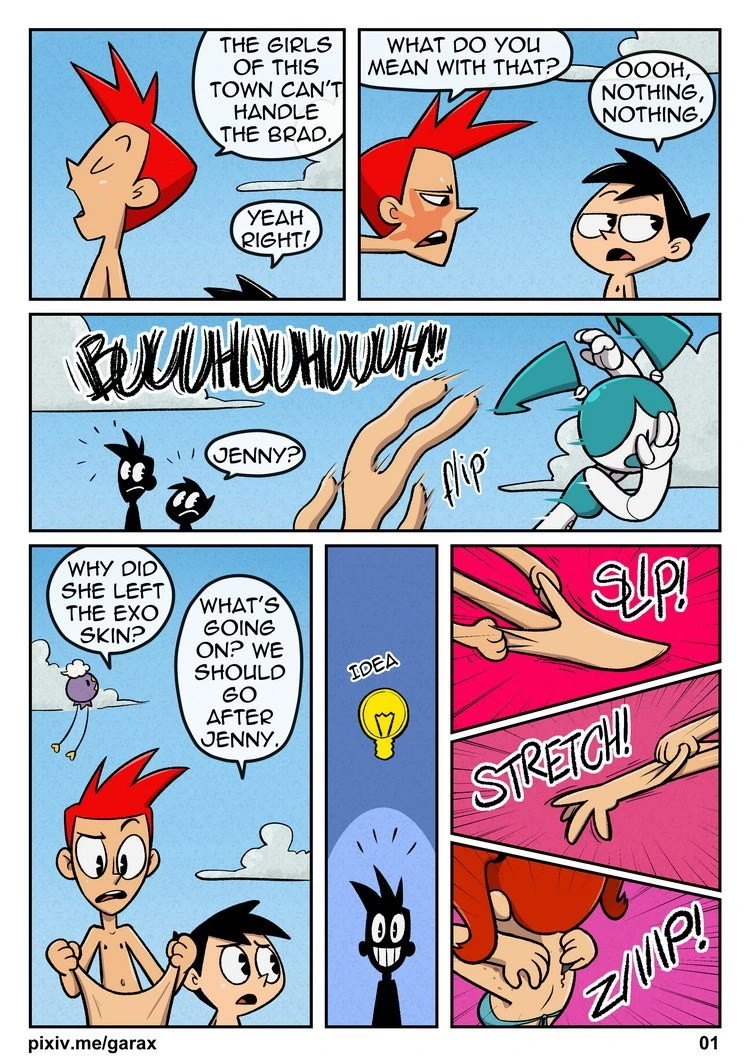 XJ-9 Beach Part 1 & 2 porn comic picture 14