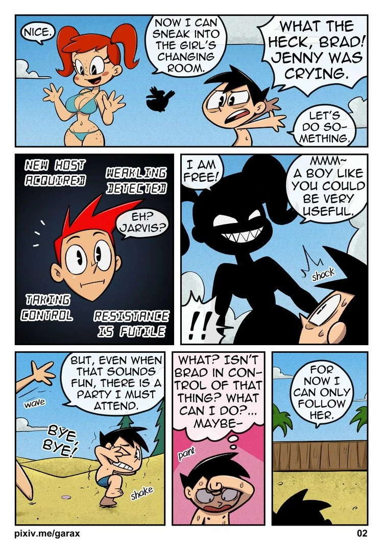 XJ-9 Beach Part 1 & 2 porn comic picture 15