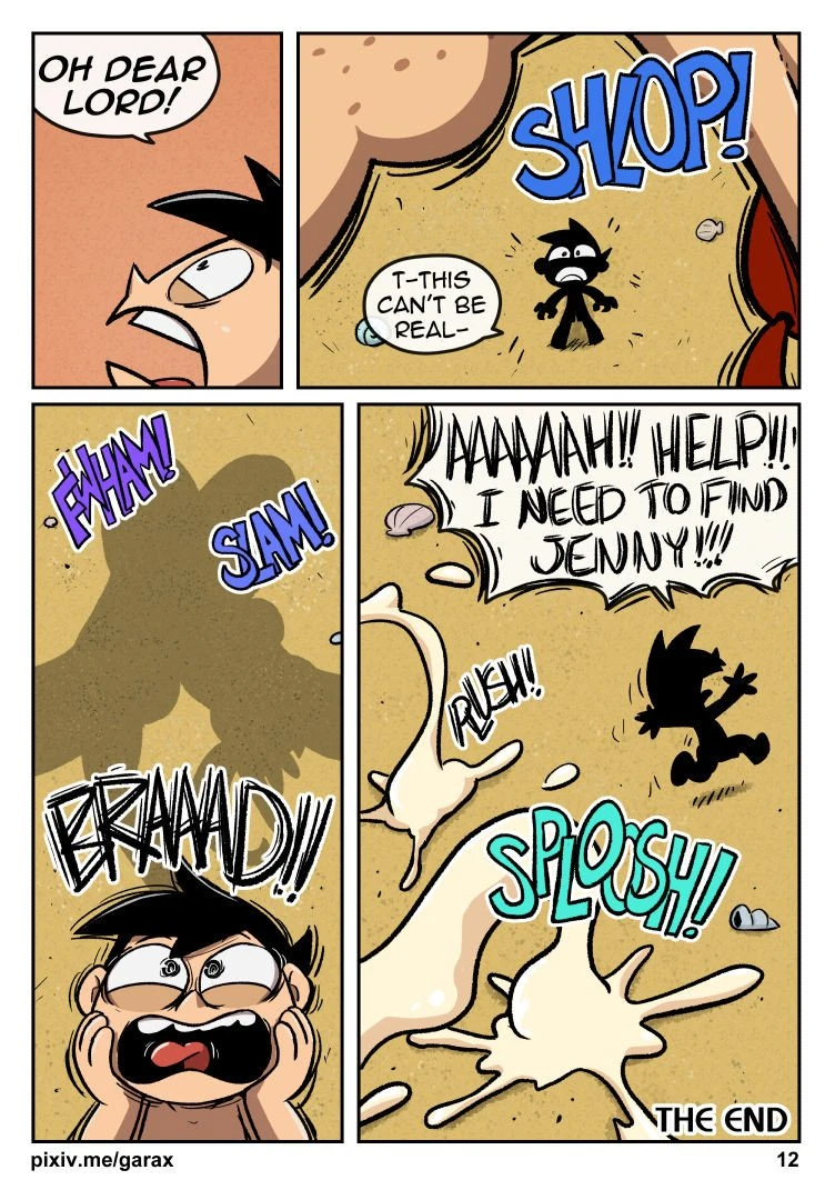 XJ-9 Beach Part 1 & 2 porn comic picture 25