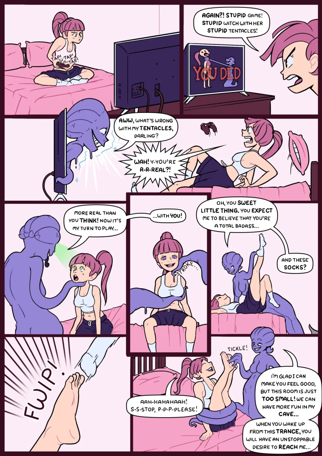 Xyla and the Witch porn comic picture 1
