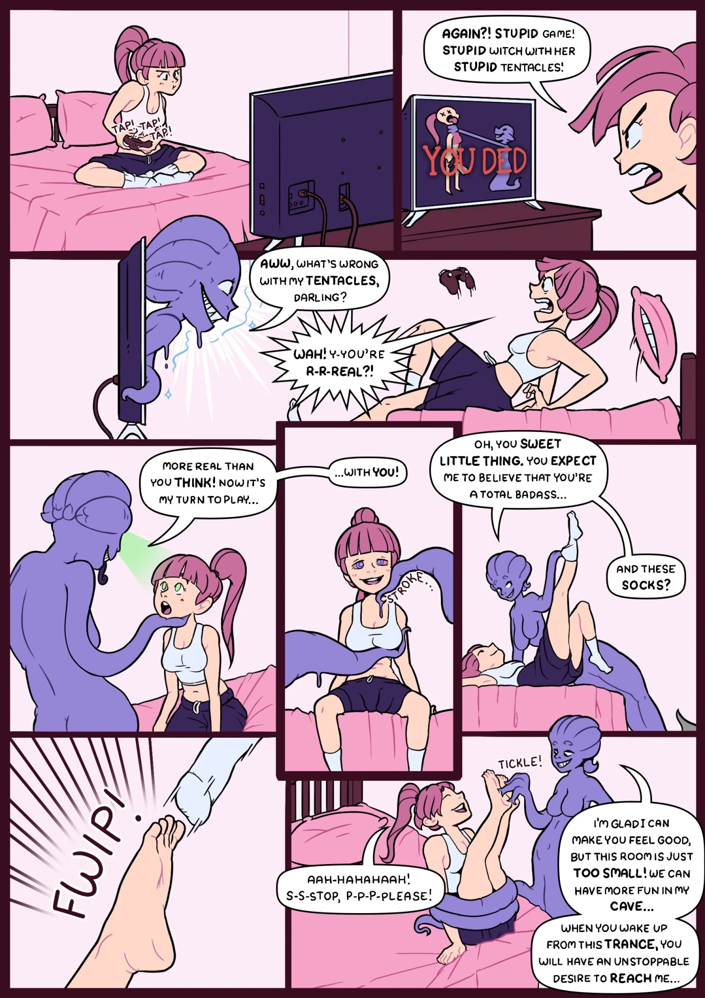 Xyla and the Witch porn comic picture 1