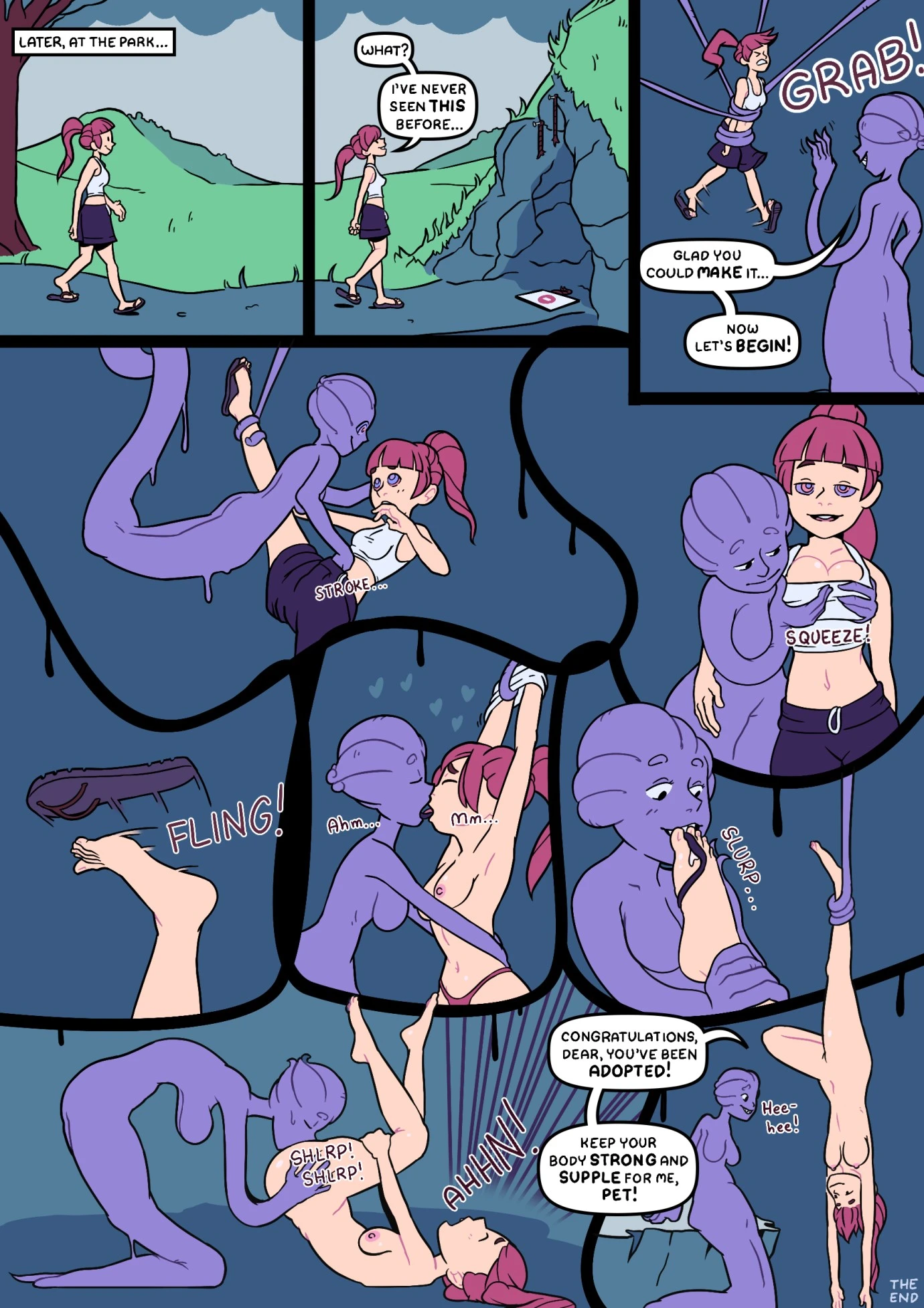 Xyla and the Witch porn comic picture 3