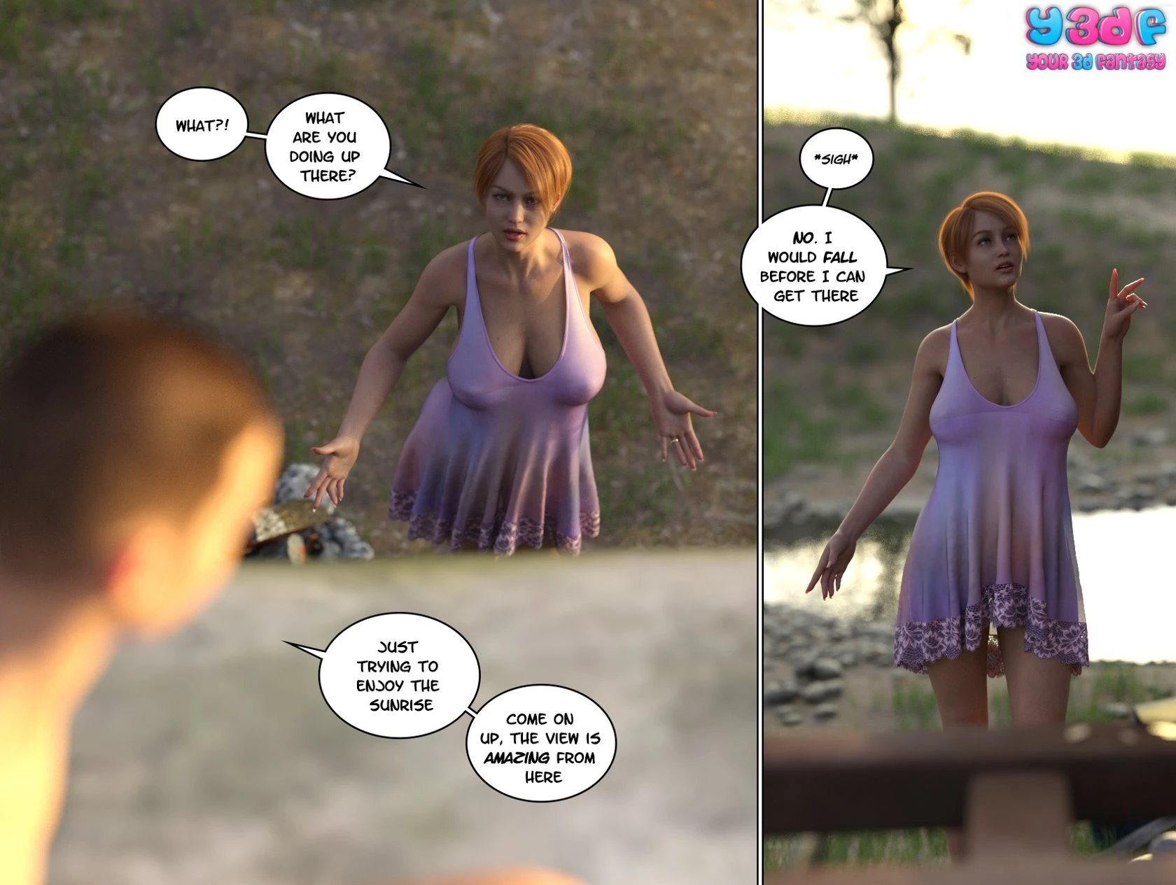 Y3DF - Hope 02 porn comic picture 2