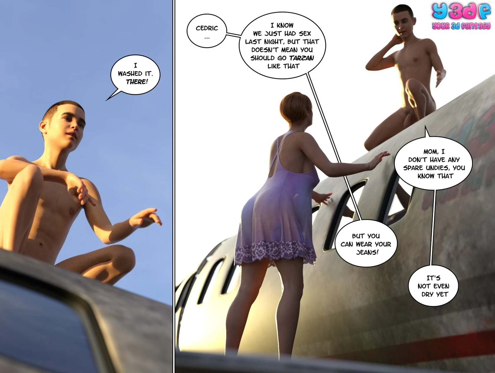 Y3DF - Hope 02 porn comic picture 4