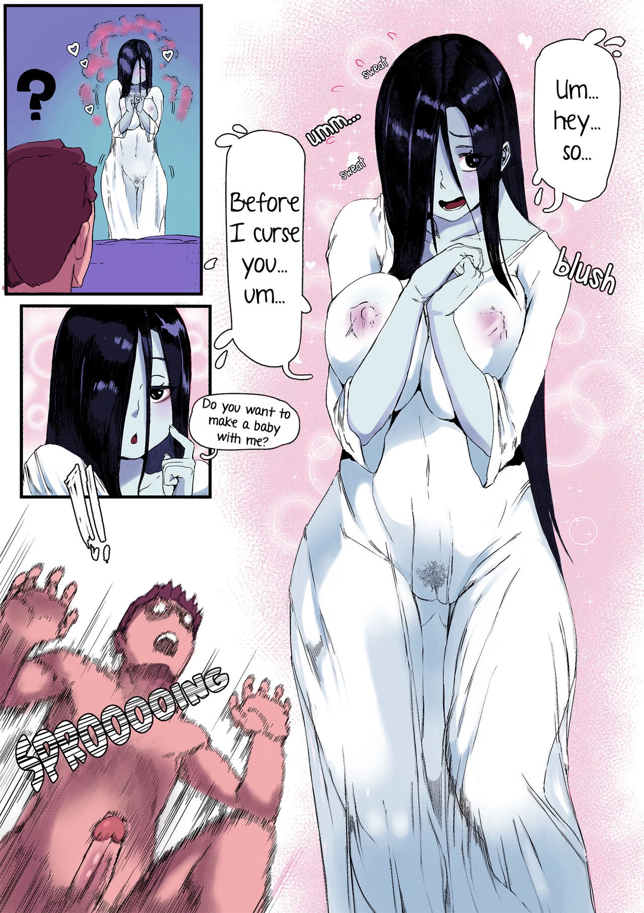 Yamamura Sadako [Colorized] porn comic picture 11