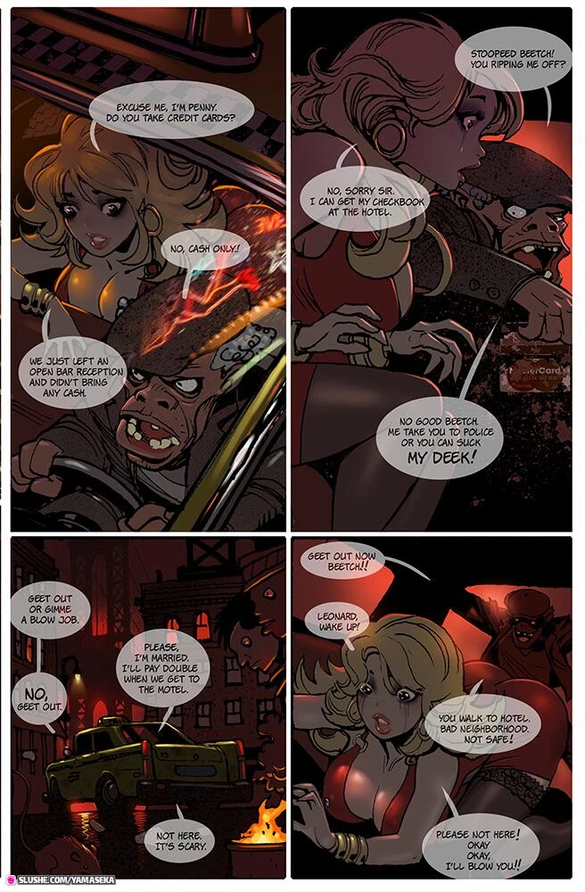 Yamaseka taxi driver! porn comic picture 2