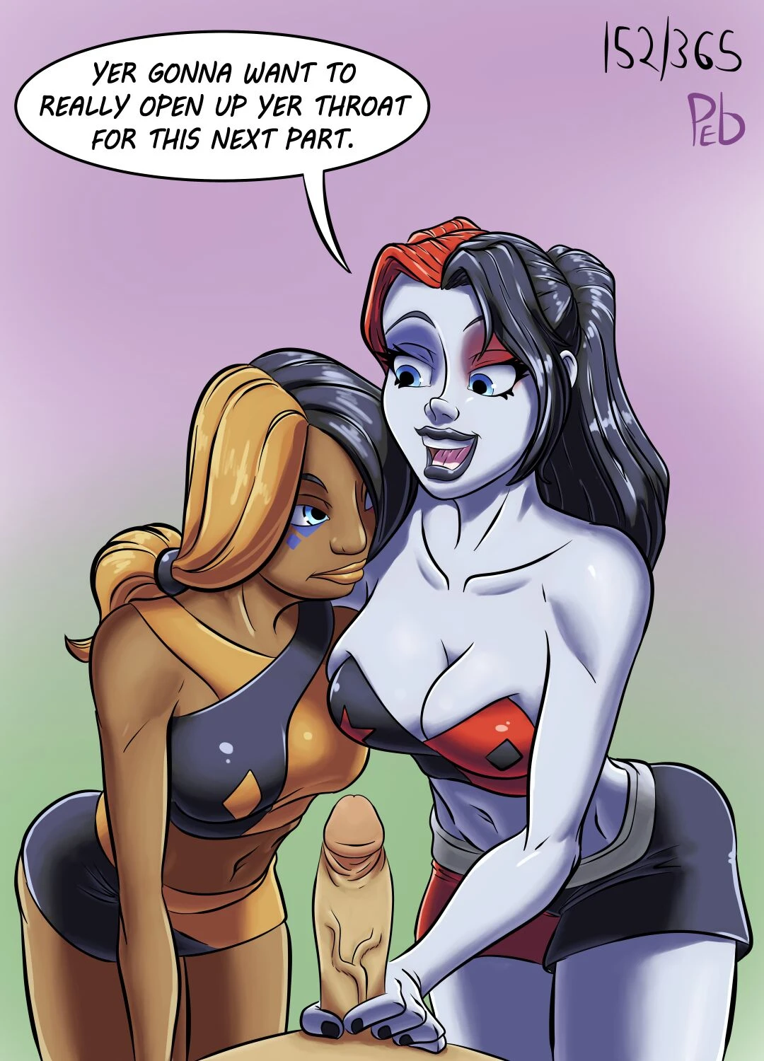 Year of Harley Quinn porn comic picture 26