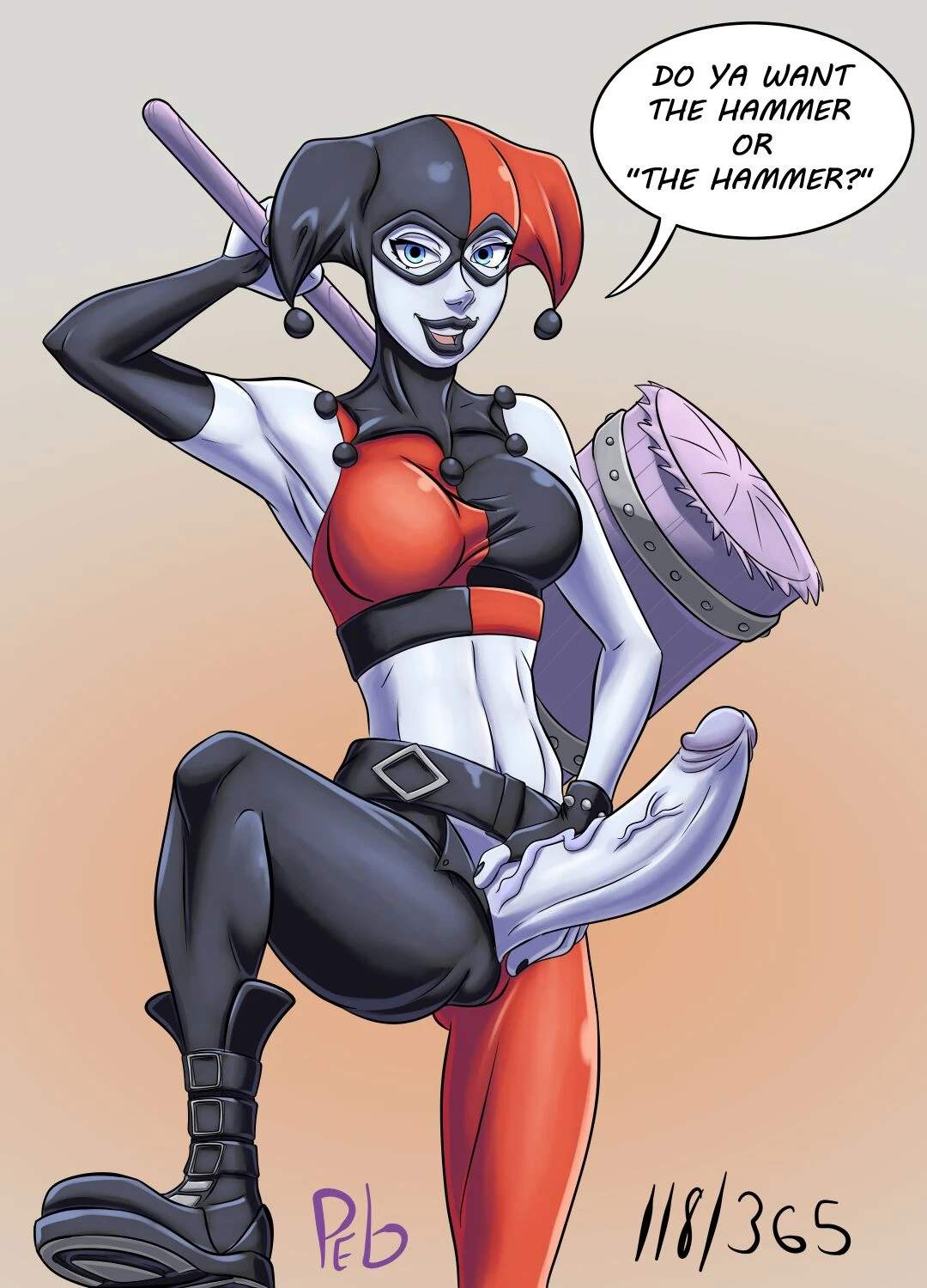 Year of Harley Quinn porn comic picture 74