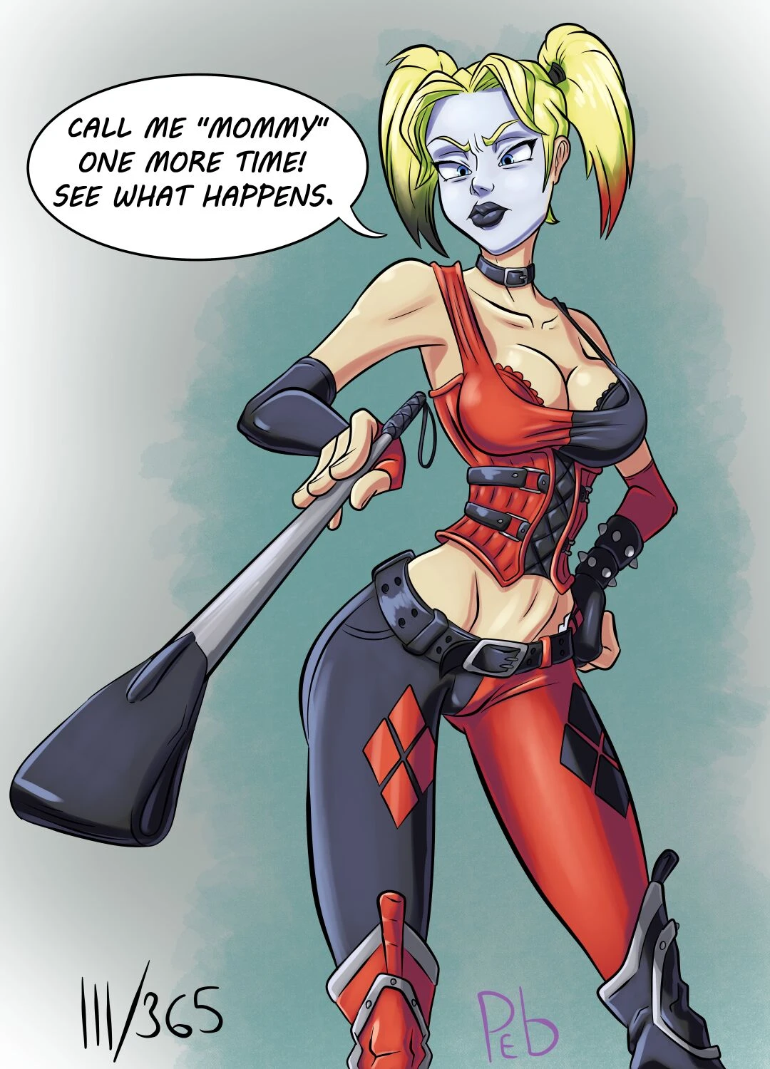 Year of Harley Quinn porn comic picture 81