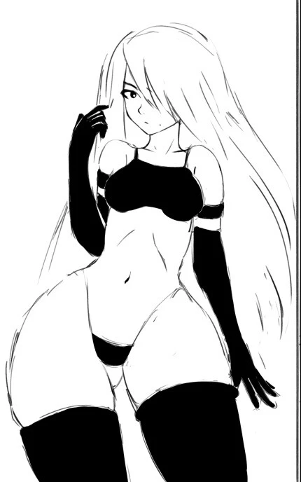 Yorha A2 porn comic picture 1