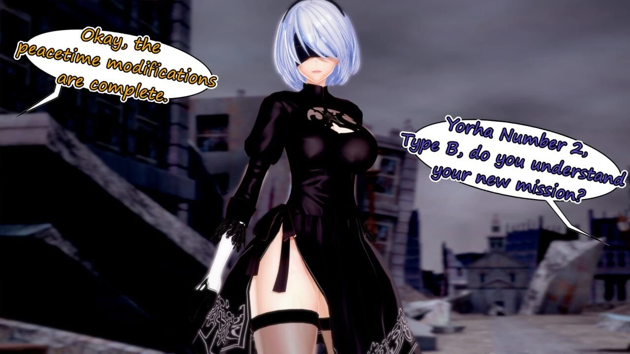 Yorha's Repopulation Plan porn comic picture 1