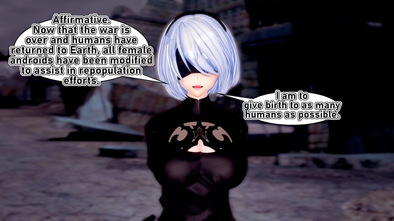 Yorha's Repopulation Plan porn comic picture 2
