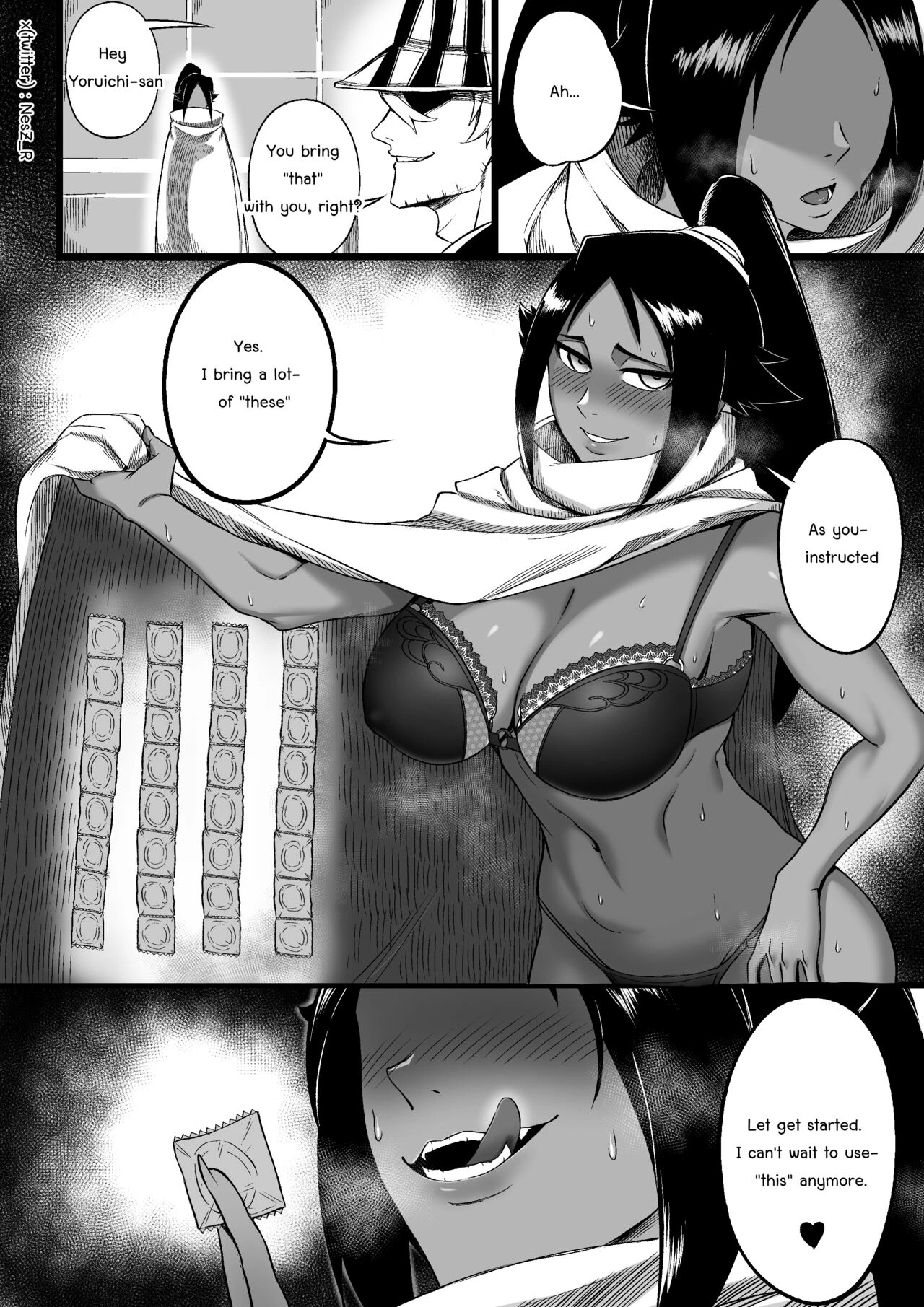 Yoruichi...san porn comic picture 1