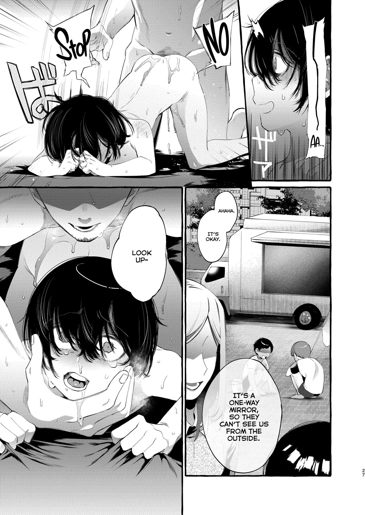 You Didn't Tell Me This Was a One-Way Mirror | Magic Mirror to wa Kiitenai porn comic picture 26