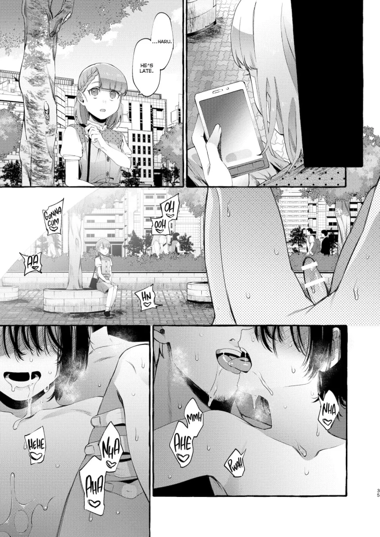 You Didn't Tell Me This Was a One-Way Mirror | Magic Mirror to wa Kiitenai porn comic picture 34