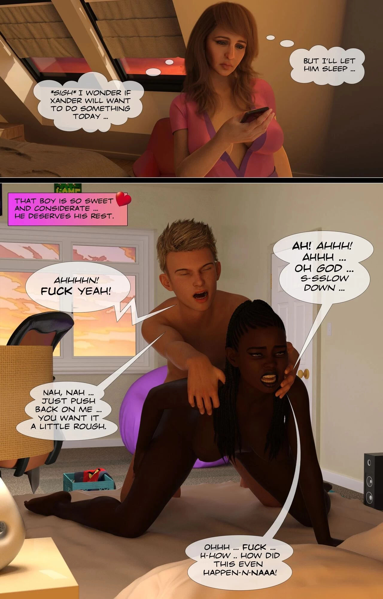 You Kiss Your Mommy With Your Mouth? porn comic picture 17