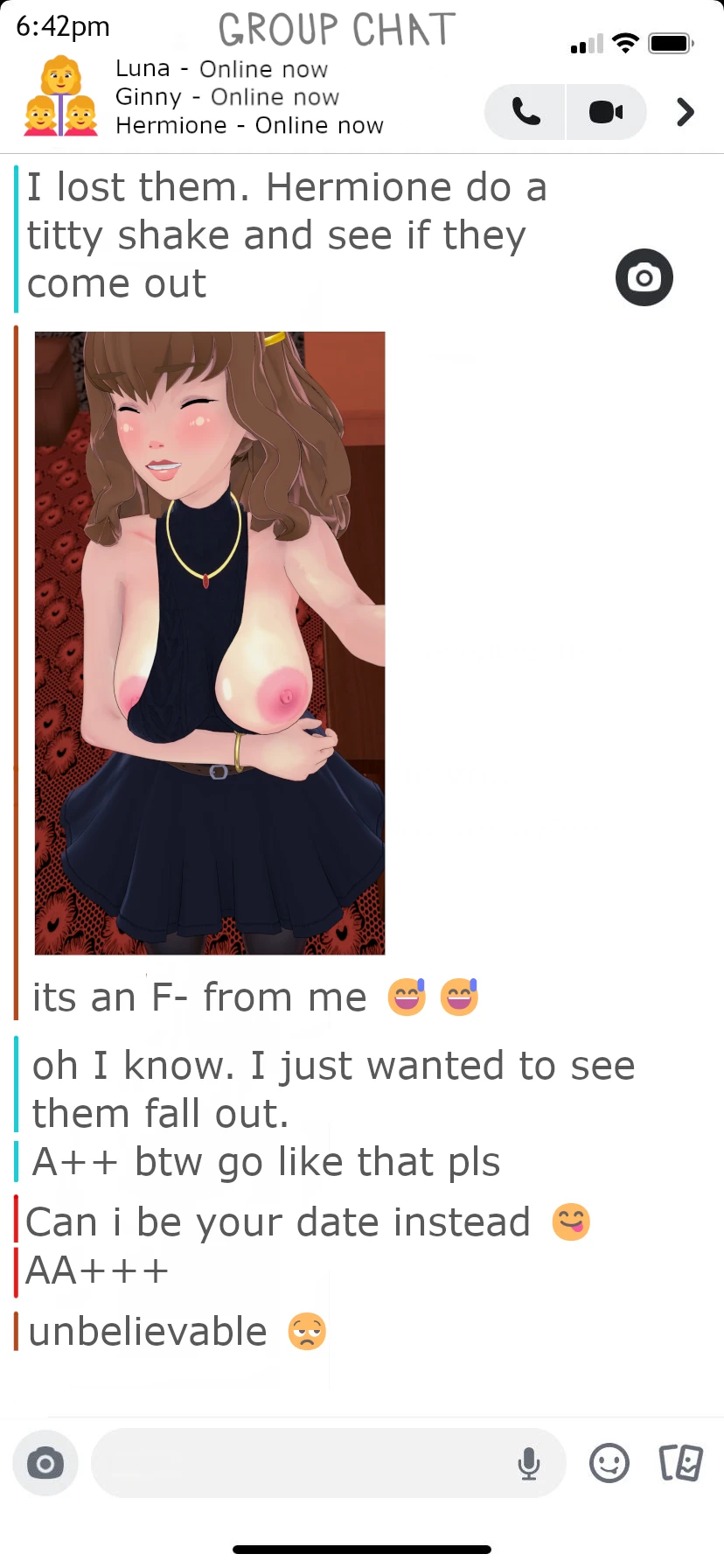 Your date with Hermione goes well porn comic picture 27